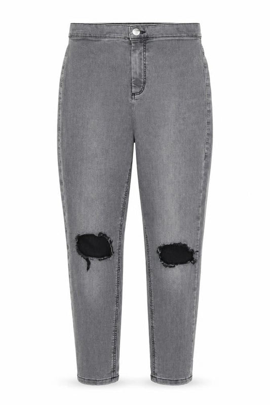 Topshop Womens Grey  Denim Skinny Jeans Size 30 in L25 in