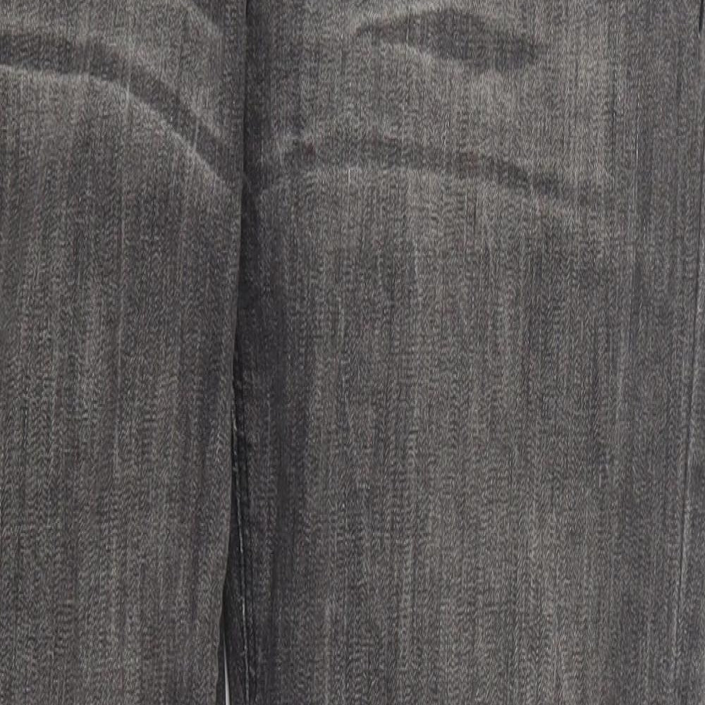 YESYES Womens Grey  Denim Straight Jeans Size 12 L27.5 in