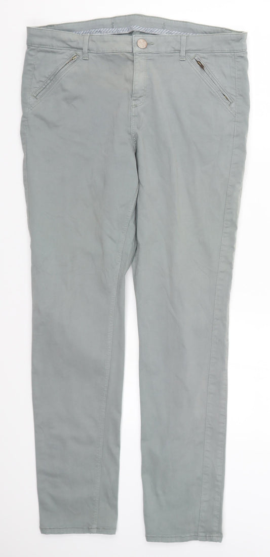 Preworn Womens Grey   Chino Trousers Size 35 in L28.5 in