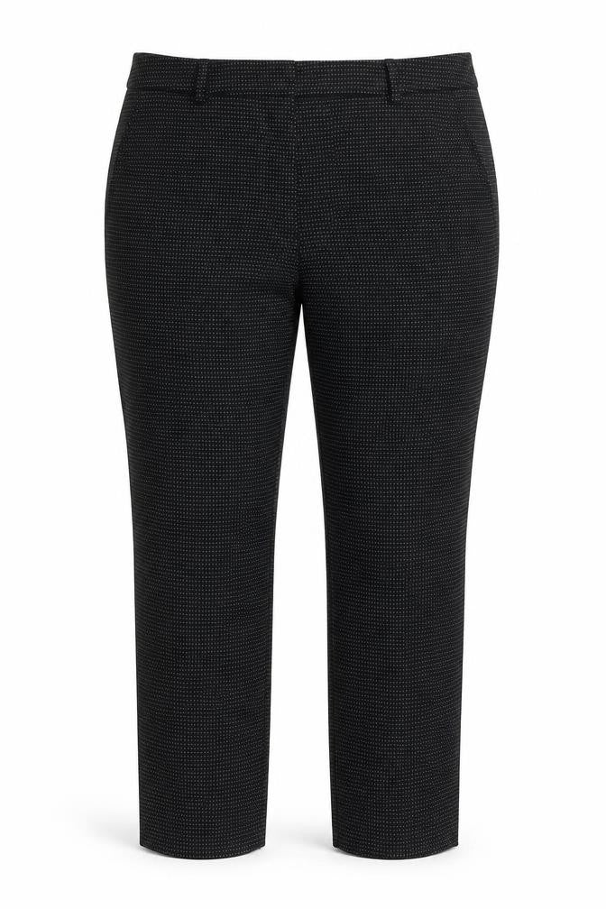 TU Womens Black Polka Dot  Trousers  Size 14 L27 in