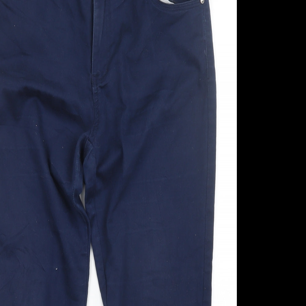 Moon Girl Womens Blue   Trousers  Size 32 in L24.5 in