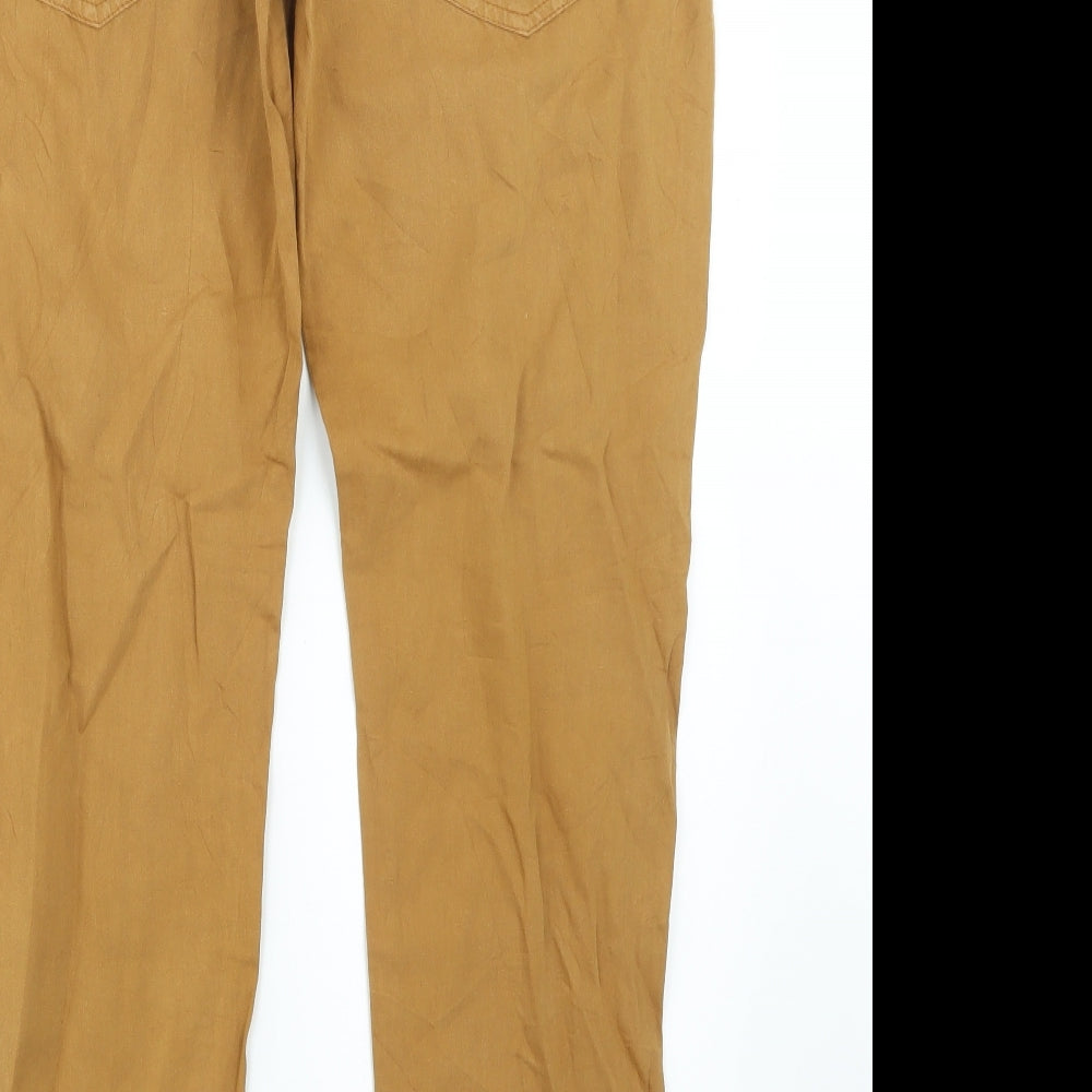 Sisley Womens Brown   Trousers  Size 35 in L29 in
