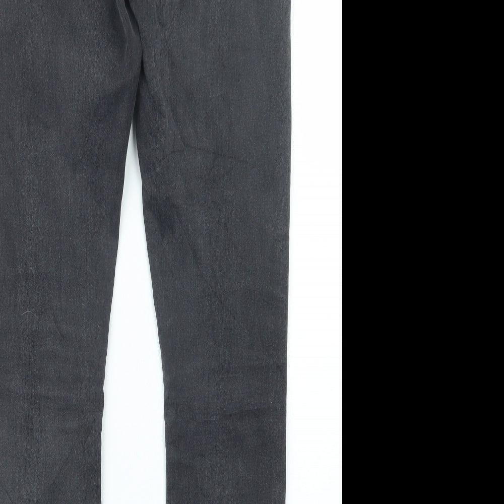 Only Womens Black  Denim Straight Jeans Size M L27 in