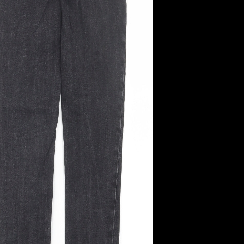 New Look Womens Black  Denim Straight Jeans Size 8 L27 in