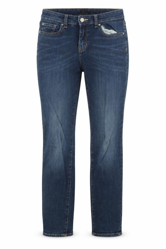 Womens Blue  Denim Straight Jeans Size 8 L30 in