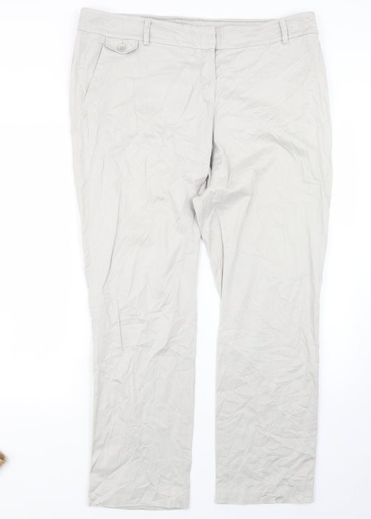 Christian Berg Womens Grey   Trousers  Size 20 L30 in