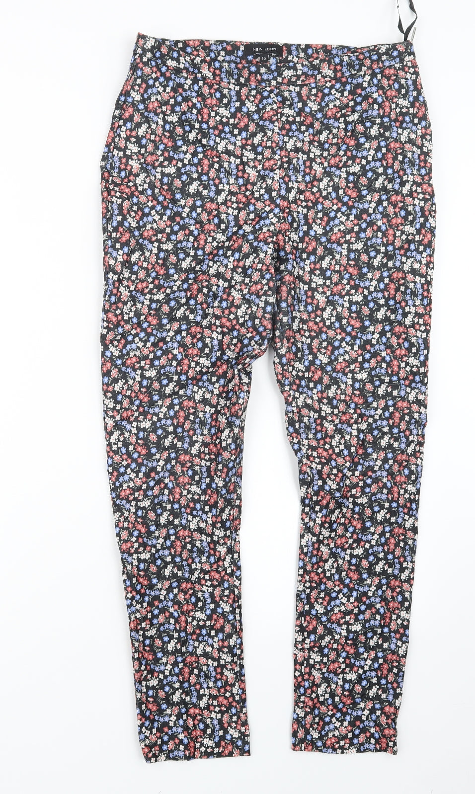 NEXT Womens Pink Floral  Trousers  Size 12 L26 in