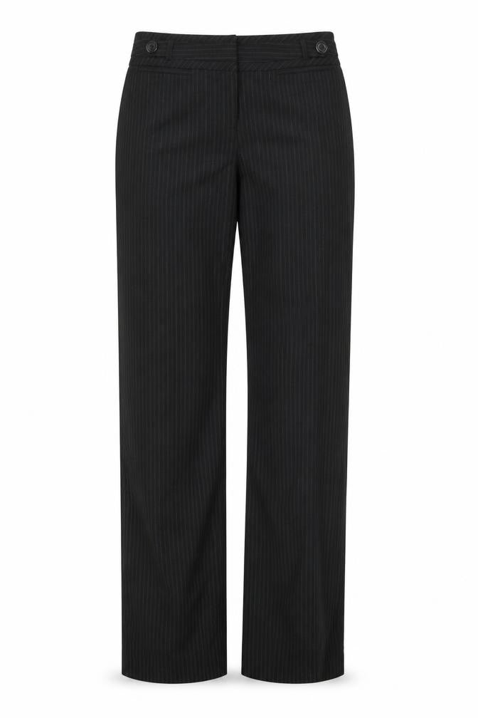 Atmosphere Womens Black Striped  Trousers  Size 12 L31.5 in