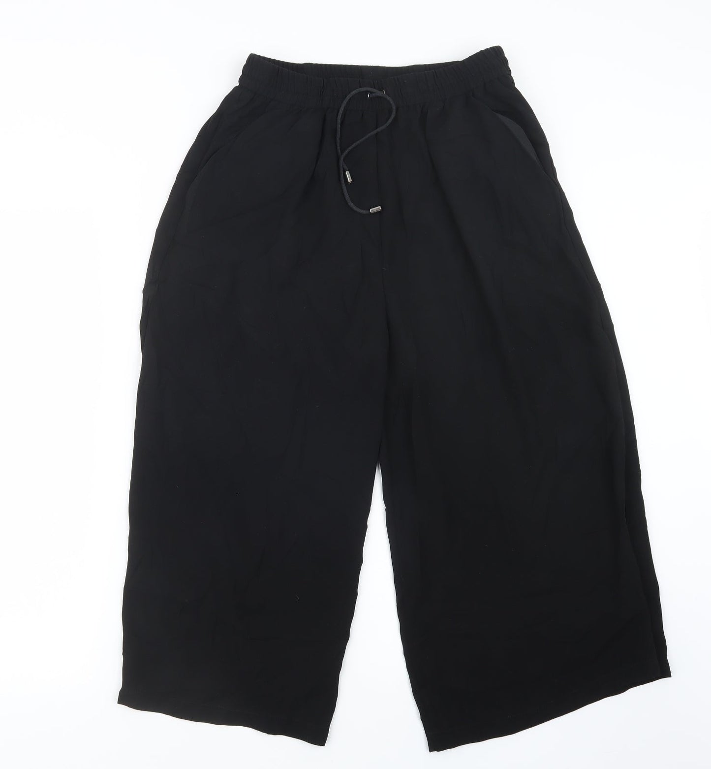 Light Before Dark Womens Black   Cropped Trousers Size M L20 in