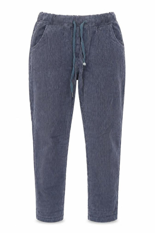Made In Itlay Womens Blue Striped  Tapered Jeans Size 26 in L26 in