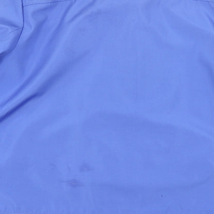 Bonmarché Womens Blue Rain Coat Coat Size M