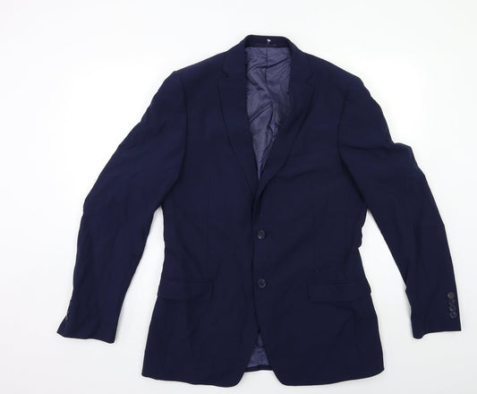 Marks and Spencer Mens Blue   Jacket Suit Jacket Size 40