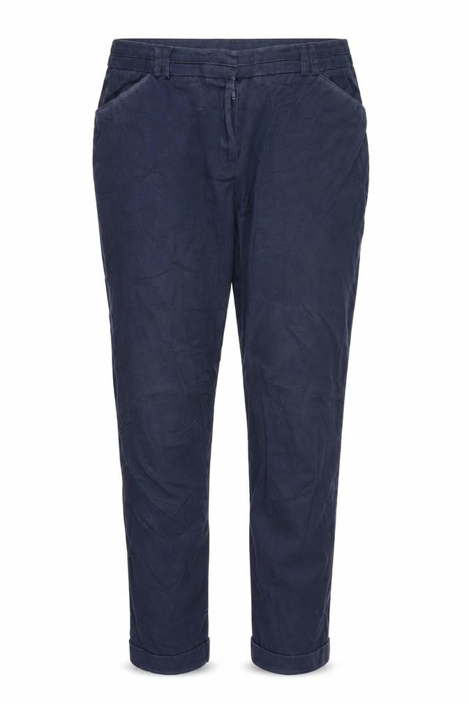 Camaïeu Womens Blue   Trousers  Size 12 L25 in