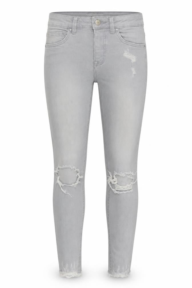 New Look Womens Grey  Denim Skinny Jeans Size 8 L24 in