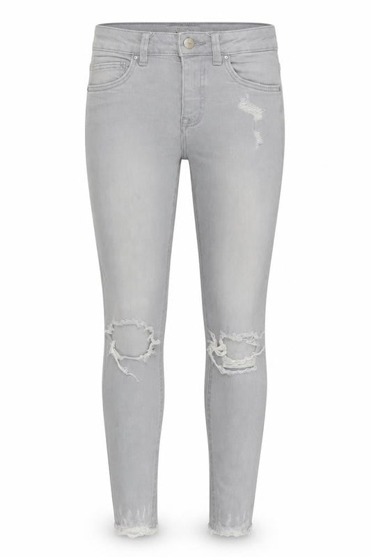 New Look Womens Grey  Denim Skinny Jeans Size 8 L24 in