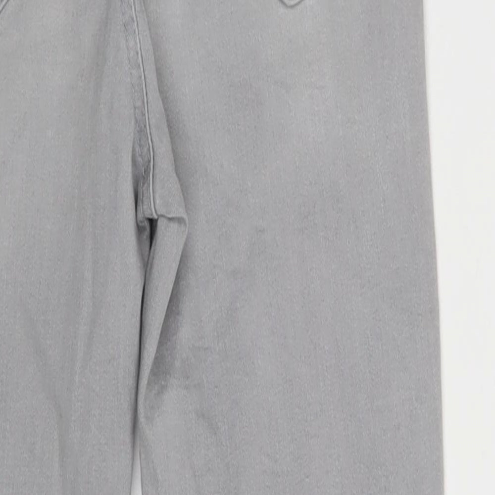 New Look Womens Grey  Denim Skinny Jeans Size 8 L24 in