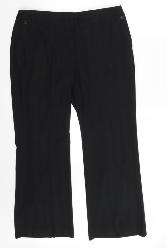 Ana Sousa Womens Black   Dress Pants Trousers Size 18 L29 in