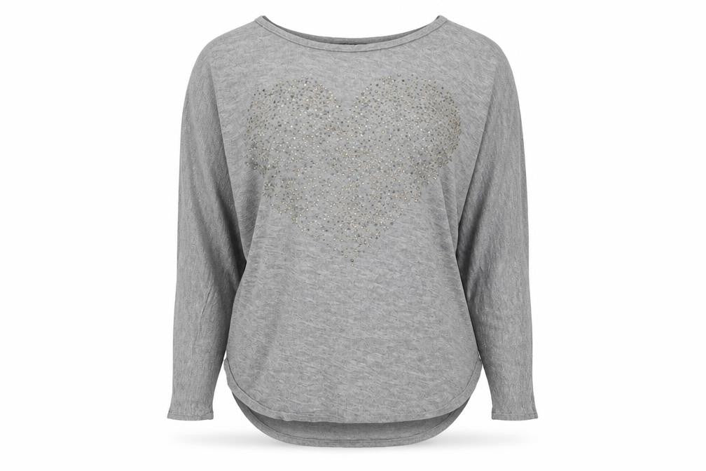 QED London Womens Grey   Pullover Jumper Size S