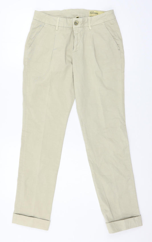 Maison Clochard Womens Beige   Trousers  Size 27 in L29 in