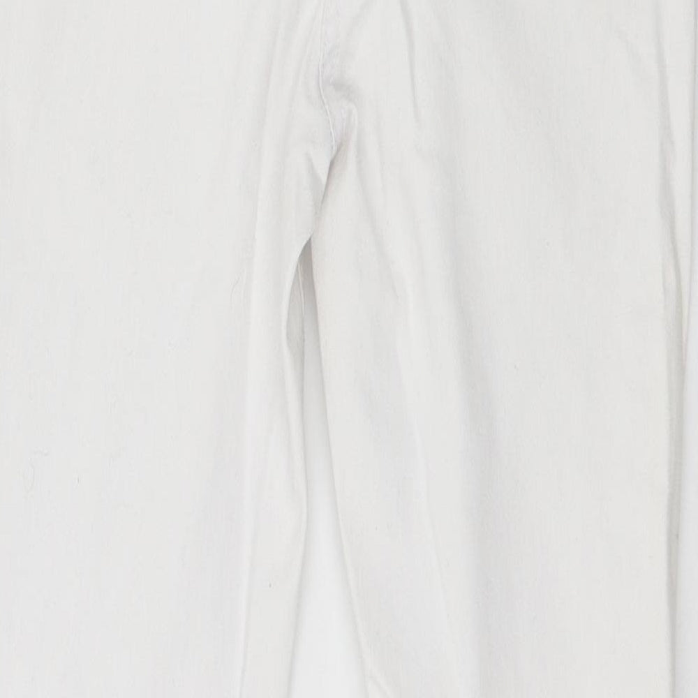 Parisian Womens White  Denim Skinny Jeans Size 10 L27 in