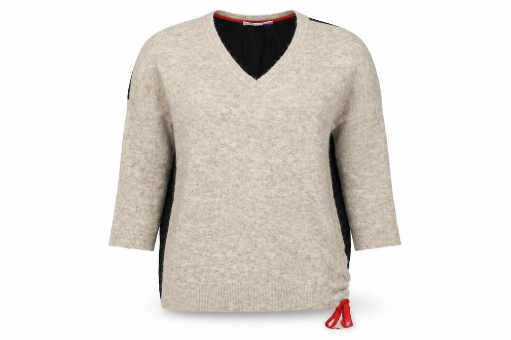 HARPENNE Womens Beige  Knit Pullover Jumper Size 12