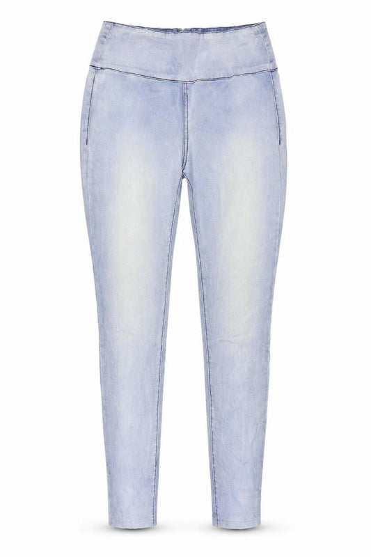 Pieces Womens Blue  Denim Jegging Jeans Size 28 in L27 in