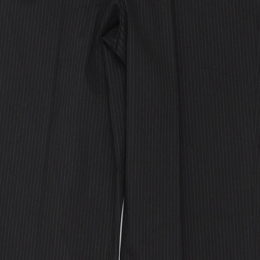 Preworn Womens Black   Trousers  Size 28 in L29 in