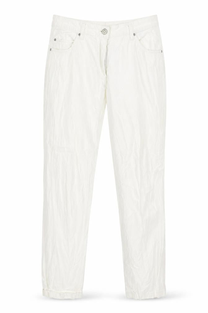 Preworn Womens White   Trousers  Size M L30 in