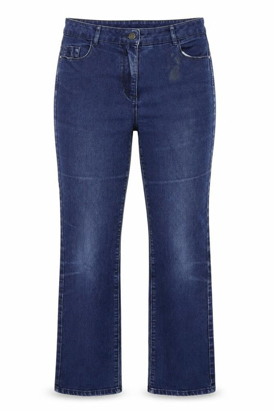 Womens Blue  Denim Straight Jeans Size 12 L28 in