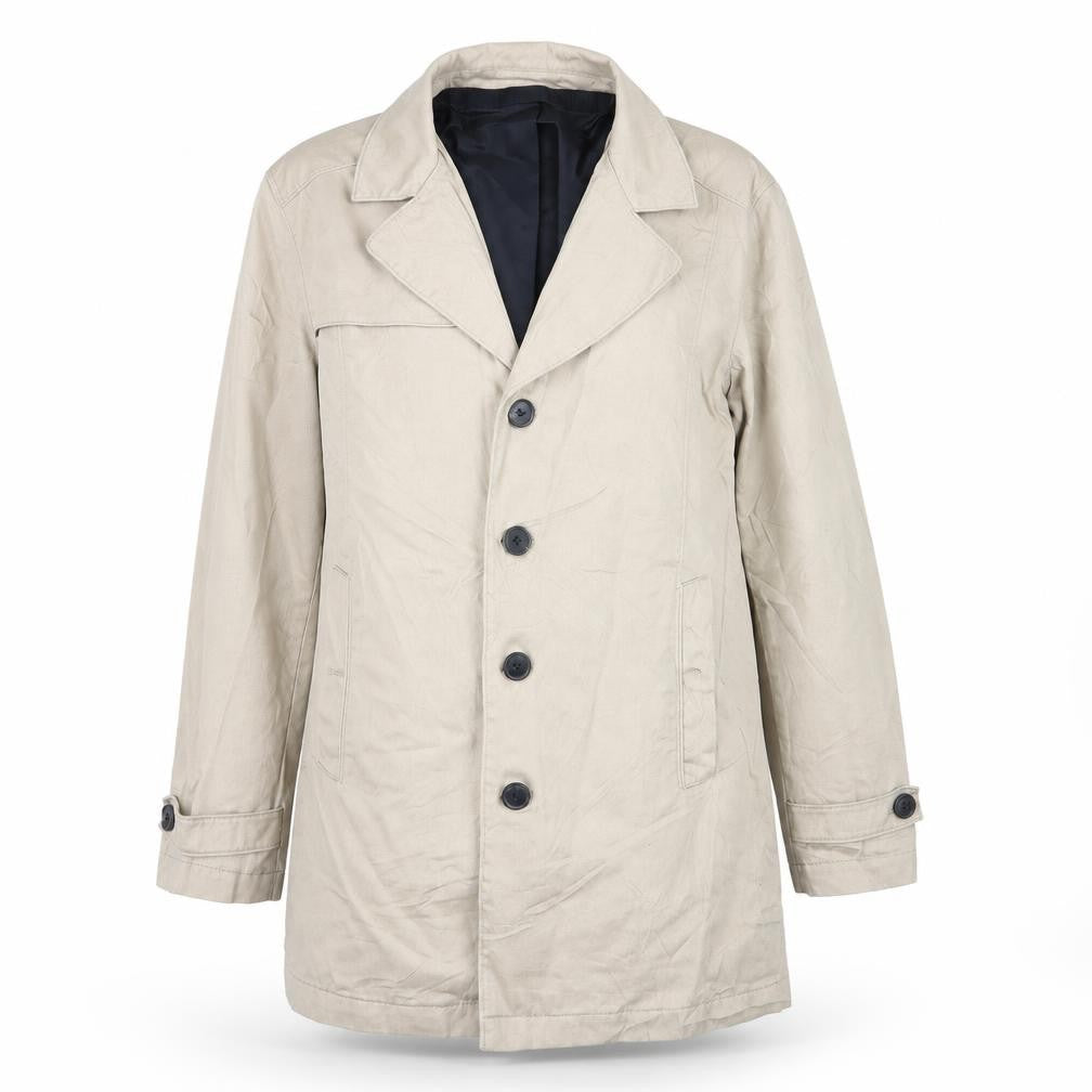 Selected Homme Womens Beige   Overcoat Coat Size M