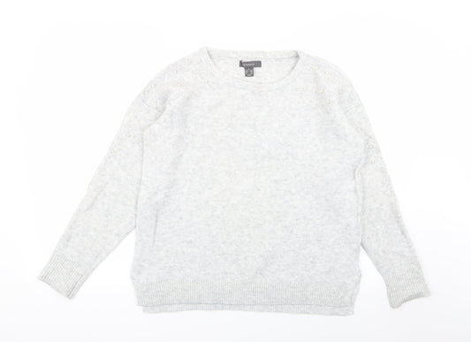 Primark Womens Grey Polka Dot  Pullover Jumper Size 10