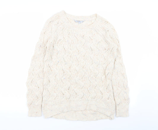 Red Herring Womens Beige   Pullover Jumper Size 10