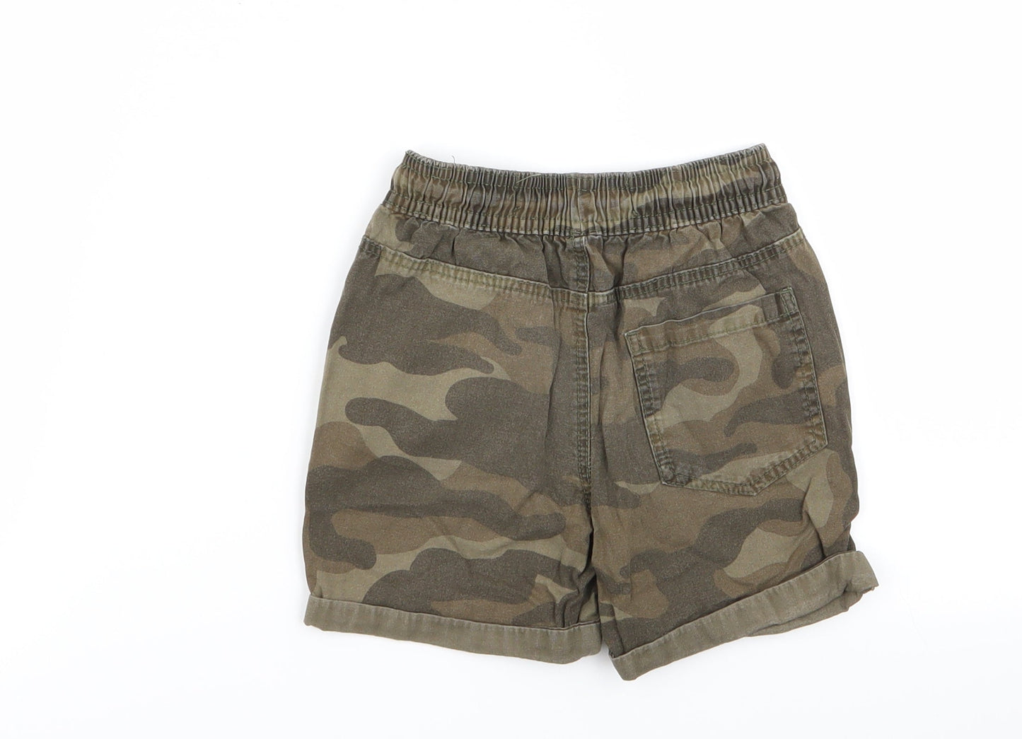 denim and co Boys Multicoloured Camouflage  Chino Shorts Size 3-4 Years