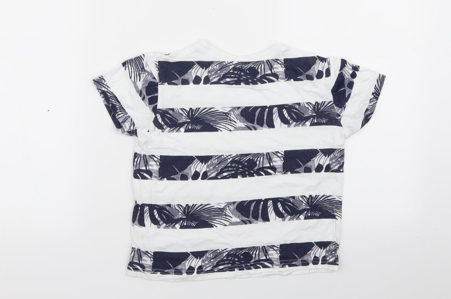 Primark Boys Multicoloured Striped  Basic T-Shirt Size 5-6 Years