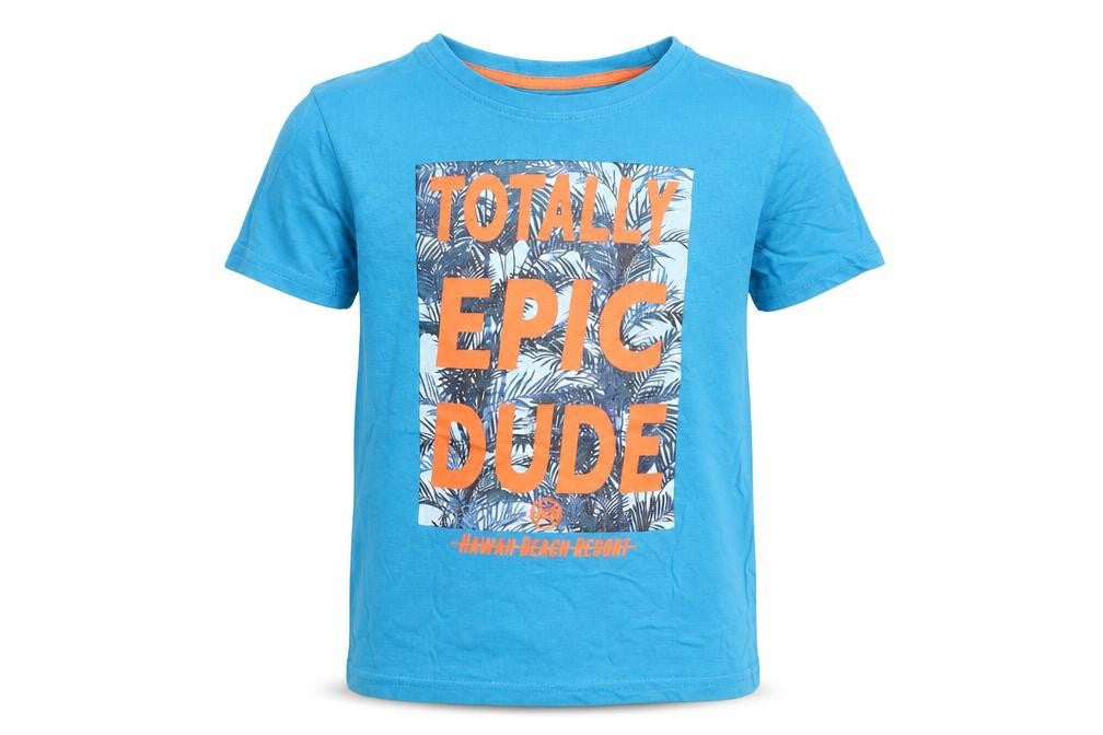 Primark Boys Blue   Basic T-Shirt Size 4-5 Years