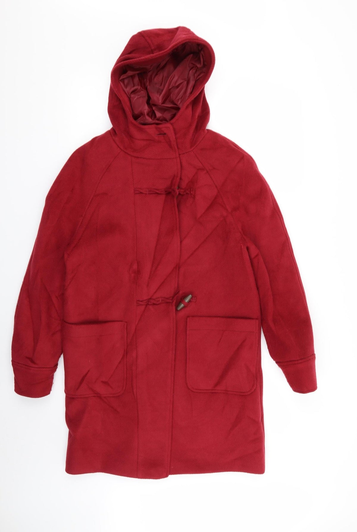 Marks & Spencer Womens Red   Overcoat Coat Size 8