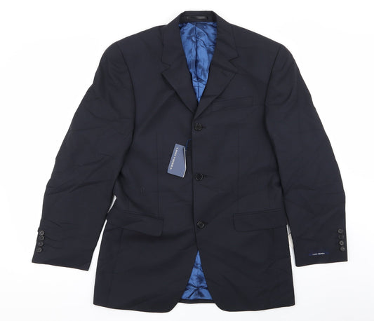 lino verra Mens Blue   Jacket Blazer Size 34