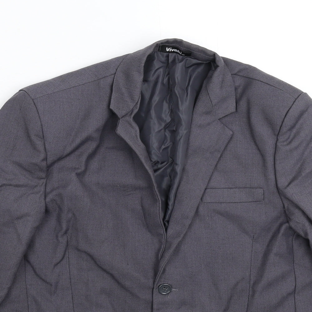 VivaKi Womens Grey   Jacket Suit Jacket Size 12