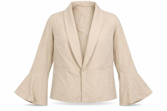 Marks & Spencer Womens Beige   Jacket Blazer Size 14