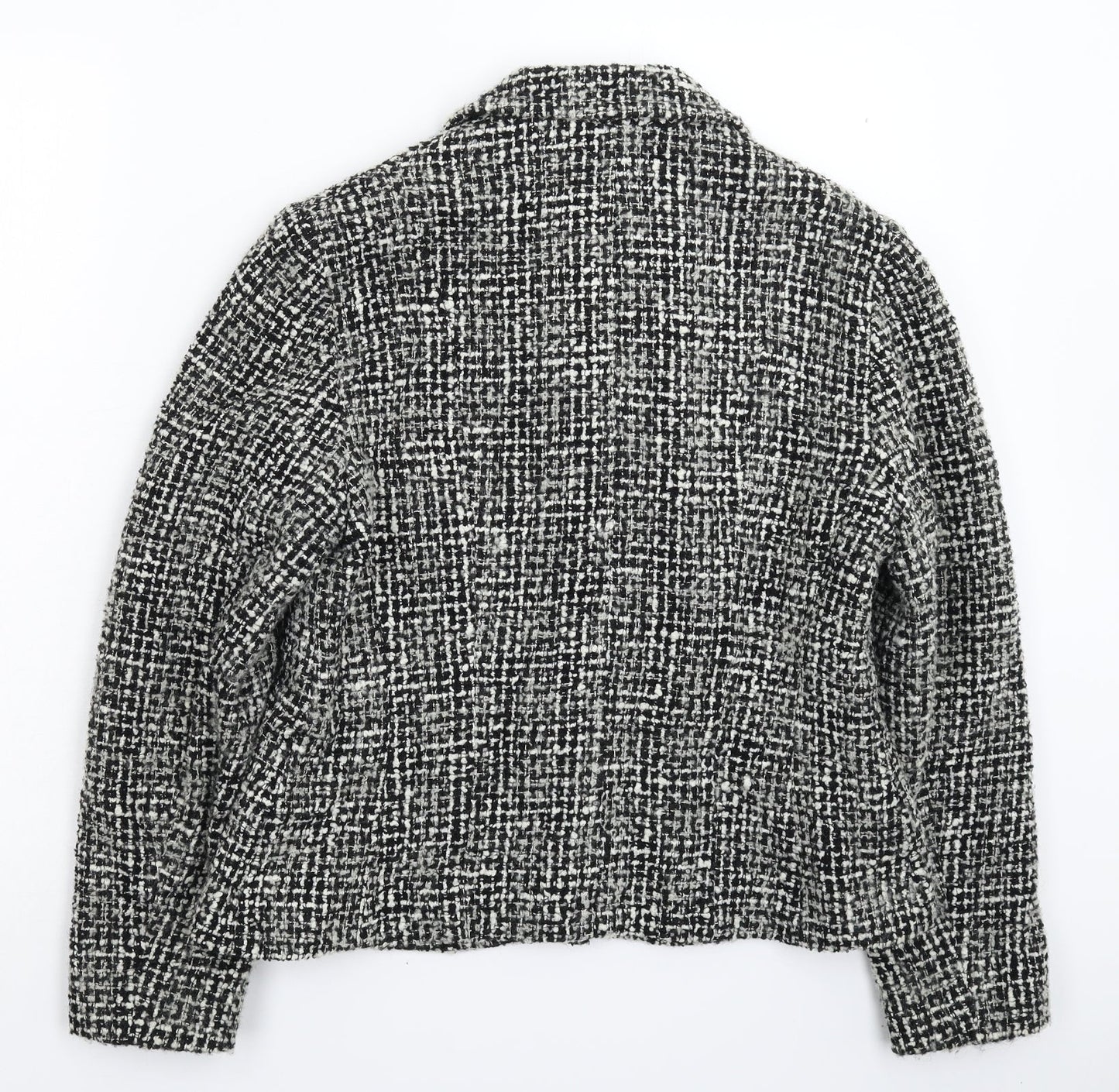 Preworn Womens Grey Check  Jacket Blazer Size M
