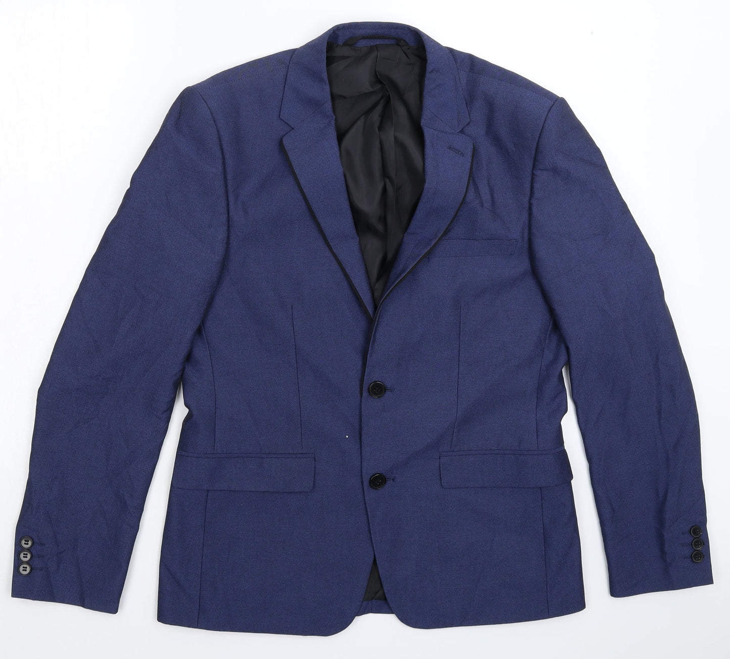 Burton Mens Blue   Jacket Suit Jacket Size 38