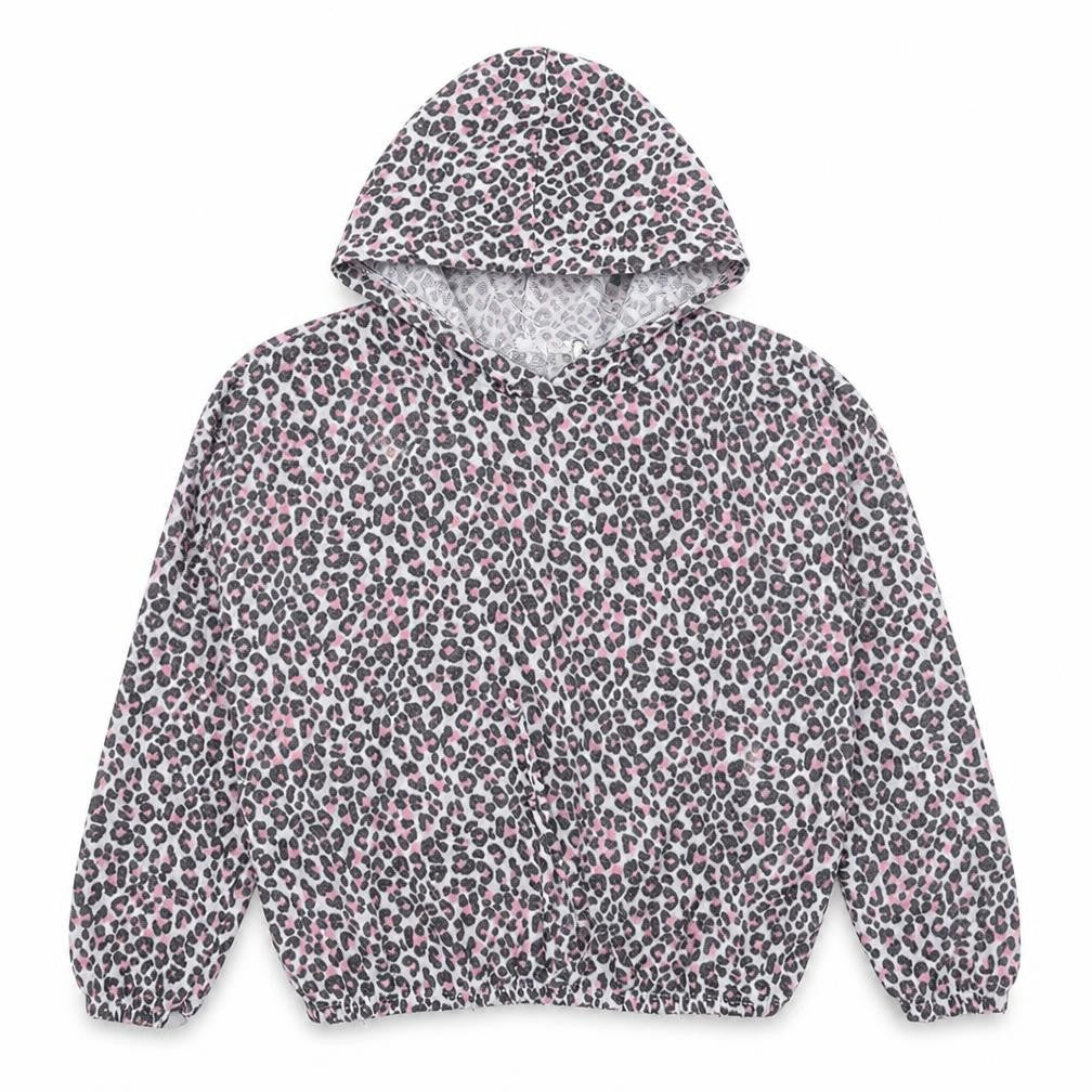 Preworn Womens Multicoloured Animal Print  Pullover Hoodie Size M