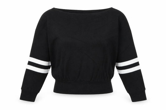 Misspap Womens Black   Pullover Jumper Size M
