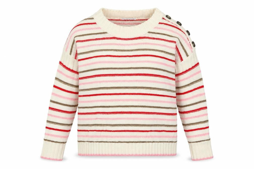 Next Womens Multicoloured Striped  Pullover Jumper Size M