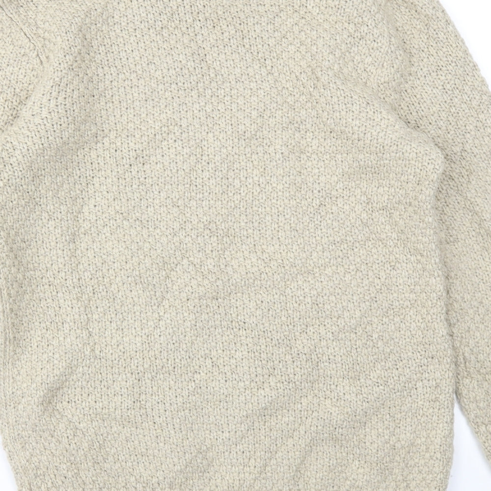 TU Mens Beige   Pullover Sweatshirt Size S