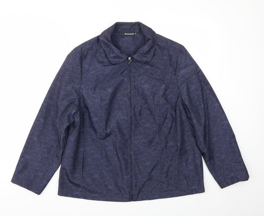 Bonmarché Womens Blue   Jacket Coat Size 14