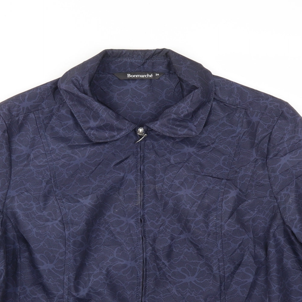 Bonmarché Womens Blue   Jacket Coat Size 14