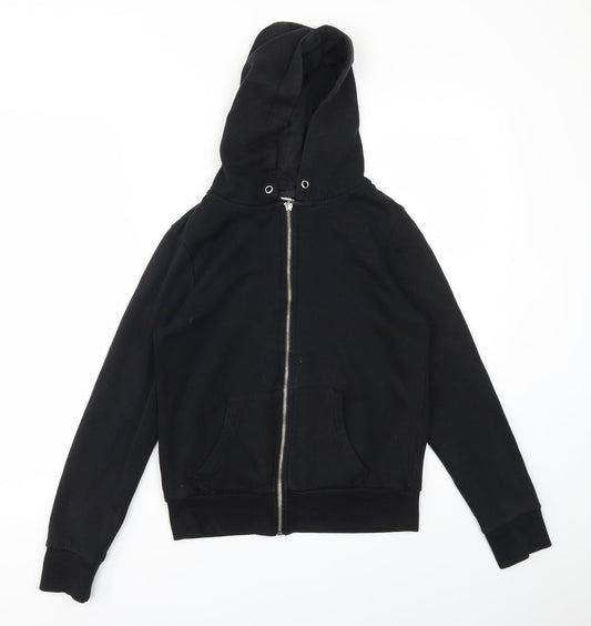 Primark Womens Black   Full Zip Jumper Size 10