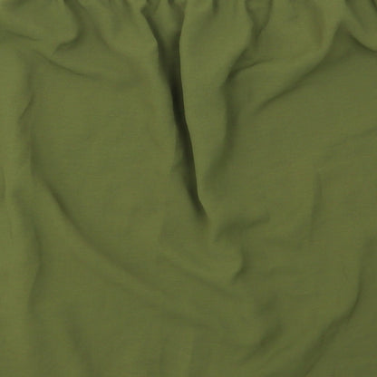 Brand and care label for Abollria women’s green basic blouse, size 2XL