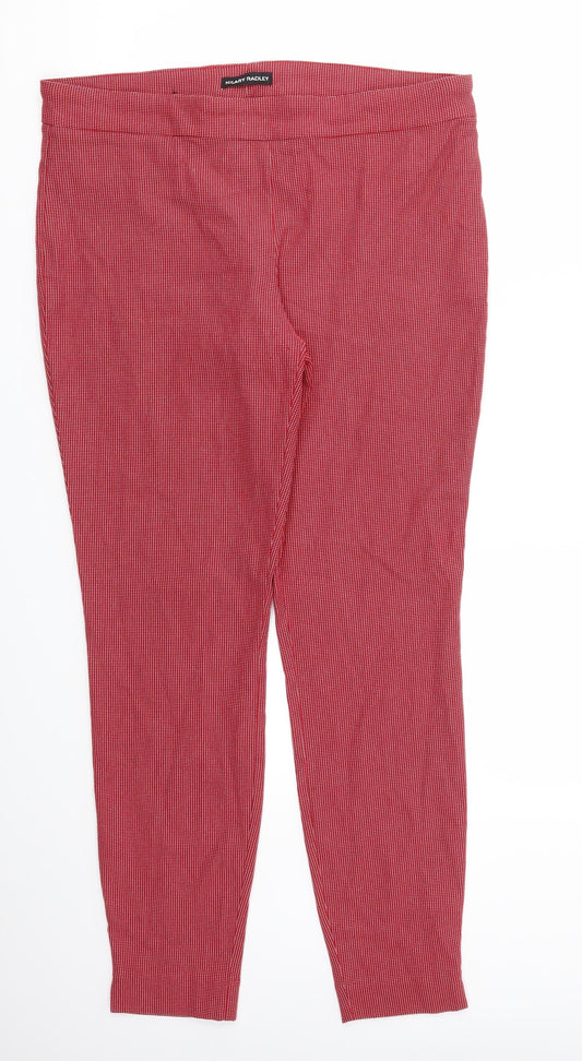 Hilary Radley Womens Red   Trousers  Size 18 L28 in